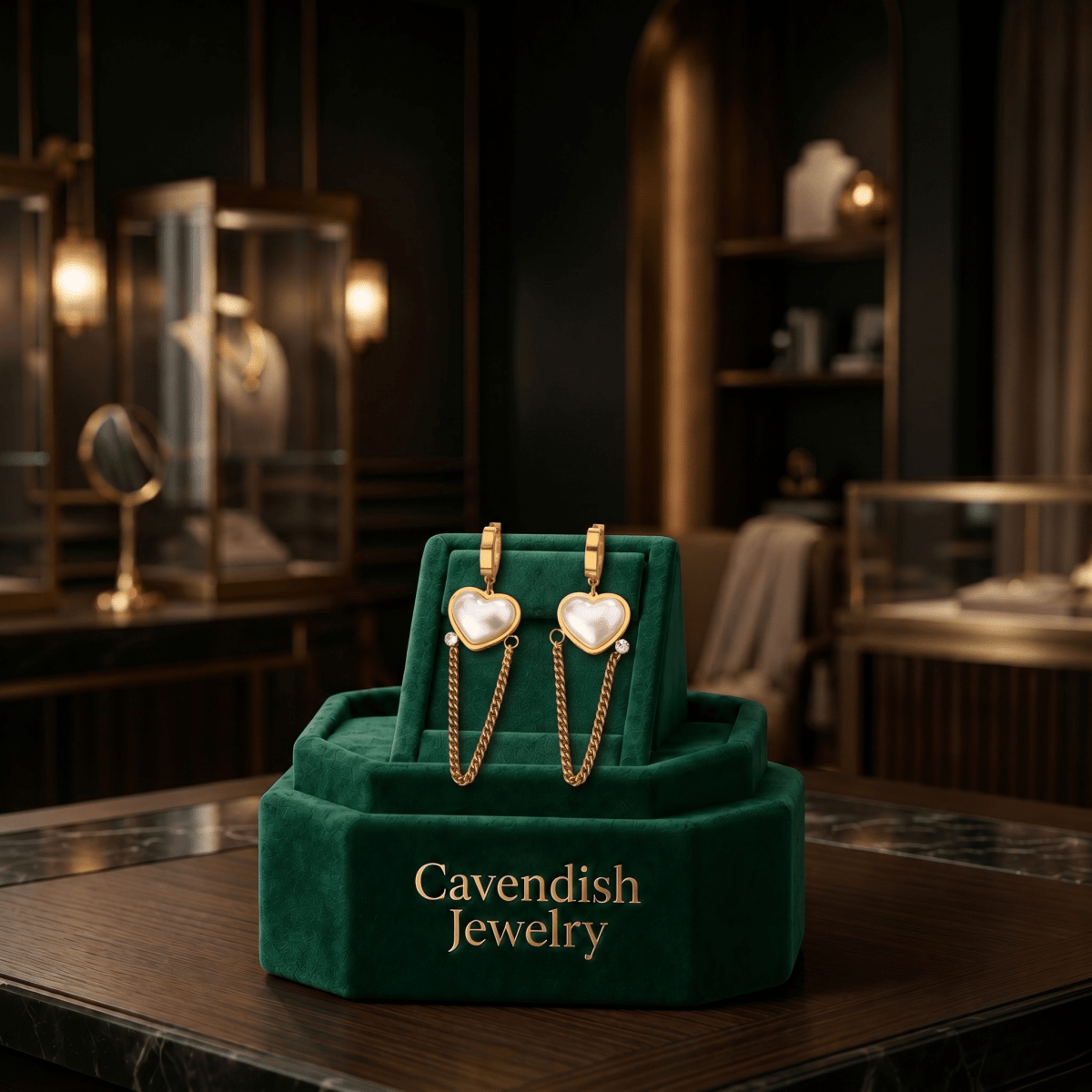 Amore Chain Earrings - Cavendish Jewelry