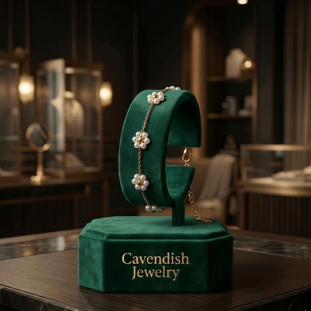Lunabelle Floral Bracelets Anklet Necklace - Cavendish Jewelry