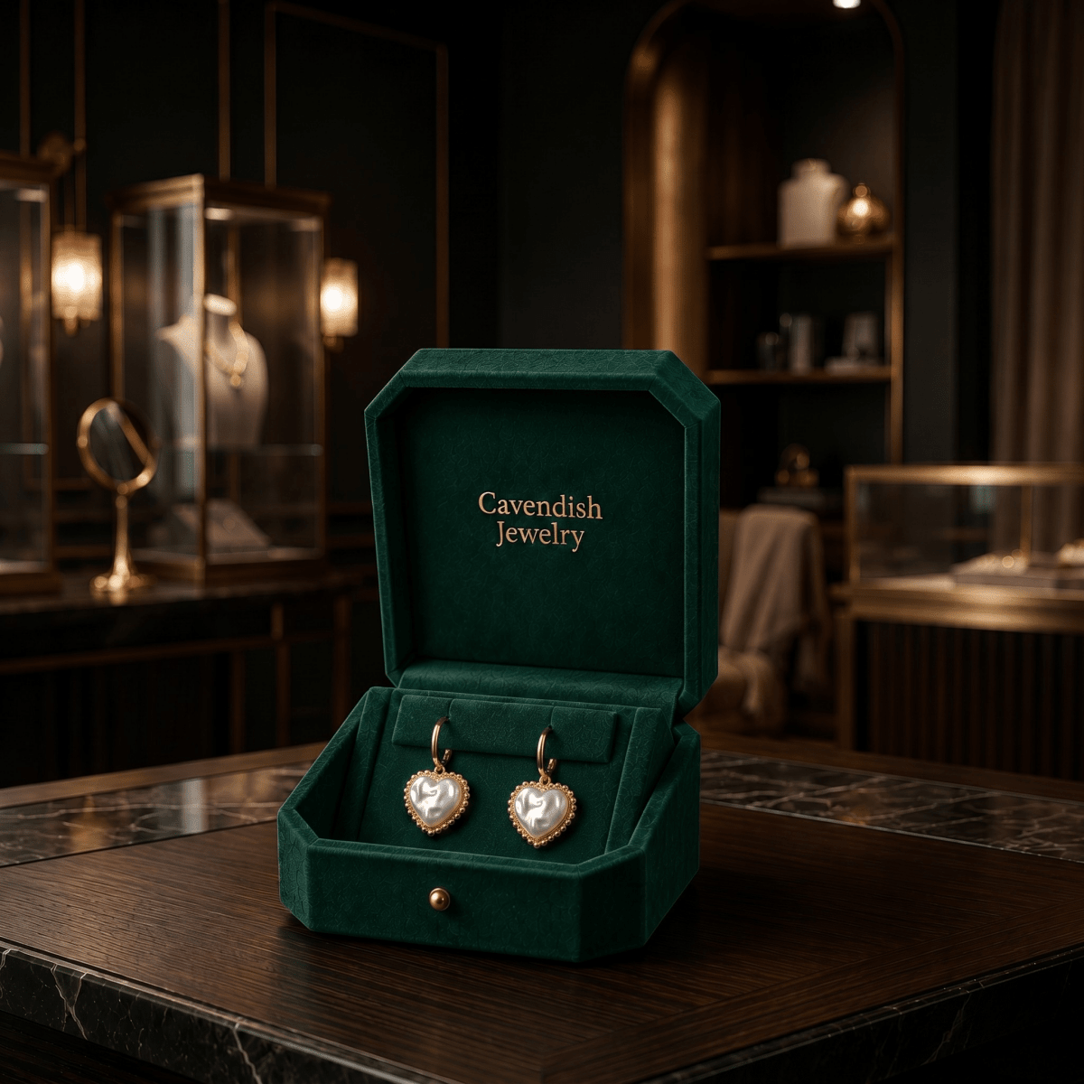 Amour Pearl Earrings - Cavendish Jewelry
