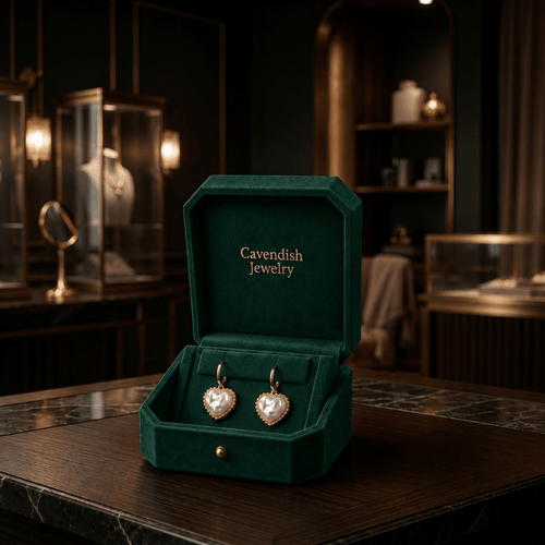 Amour Pearl Earrings - Cavendish Jewelry