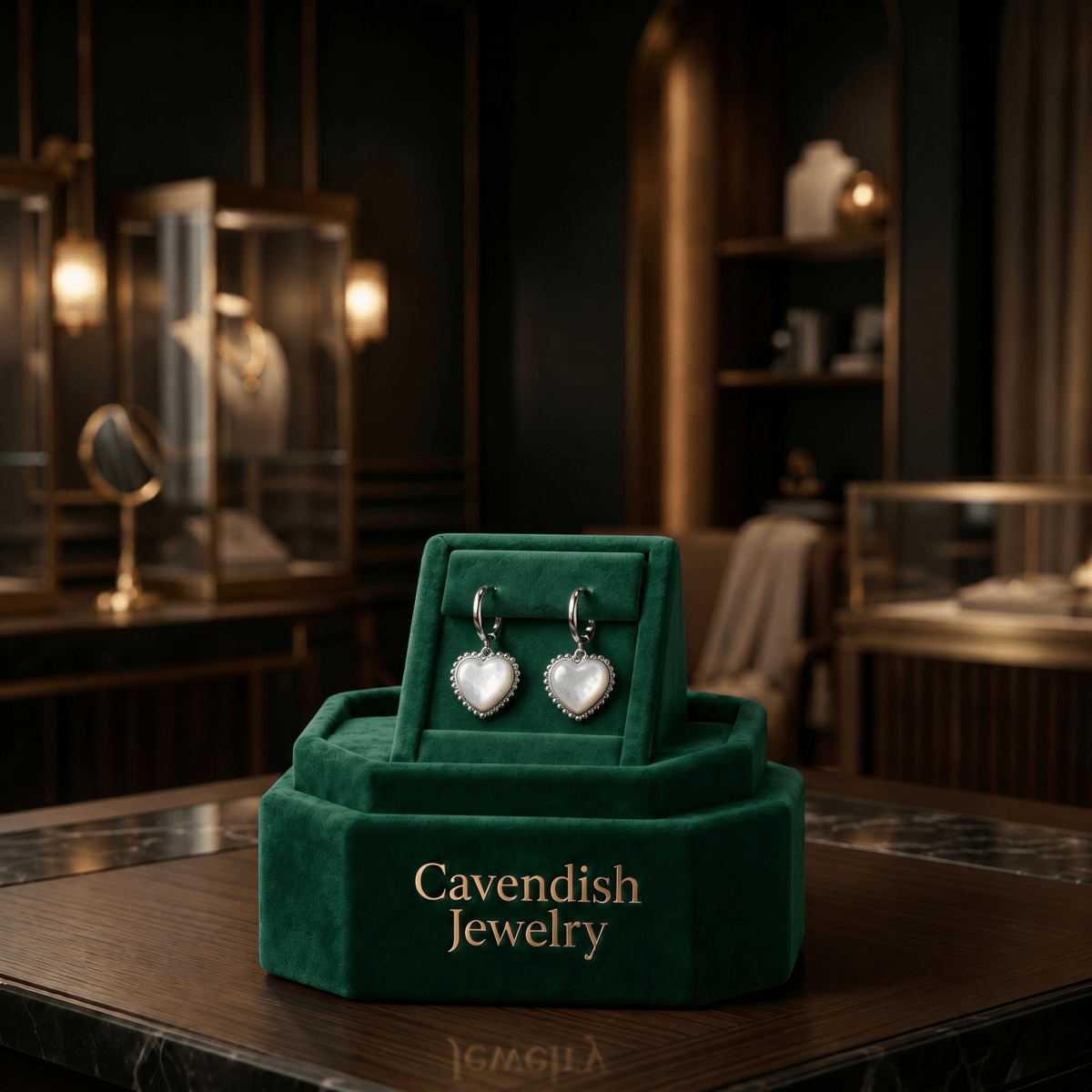 Amour Pearl Earrings - Cavendish Jewelry