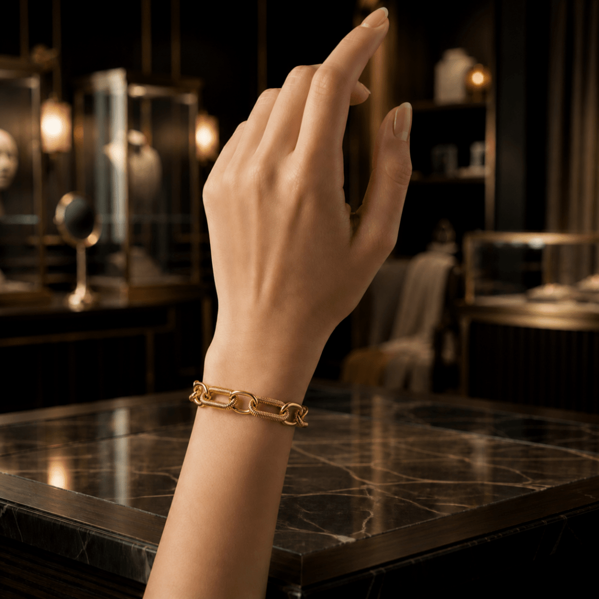 Auric Link Bracelet - Cavendish Jewelry