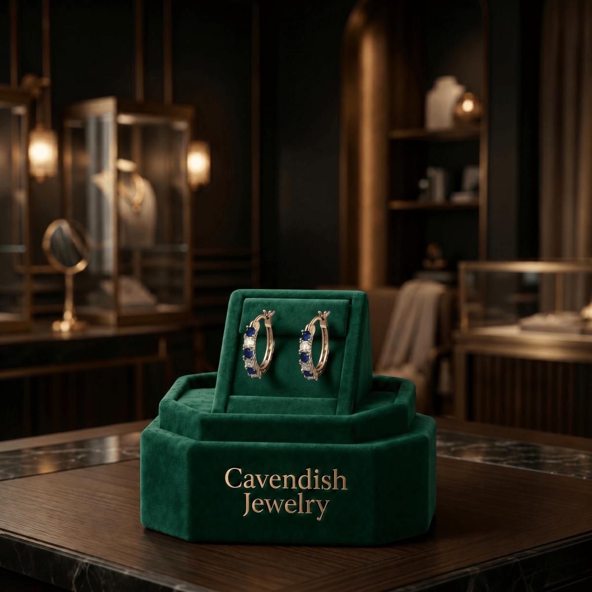 Celestial Blue Earrings - Cavendish Jewelry