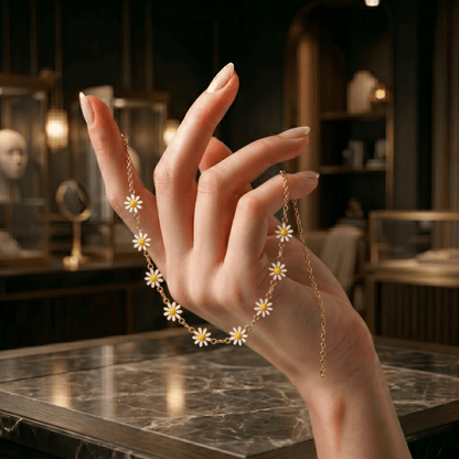Daisy Bloom Necklace - Cavendish Jewelry