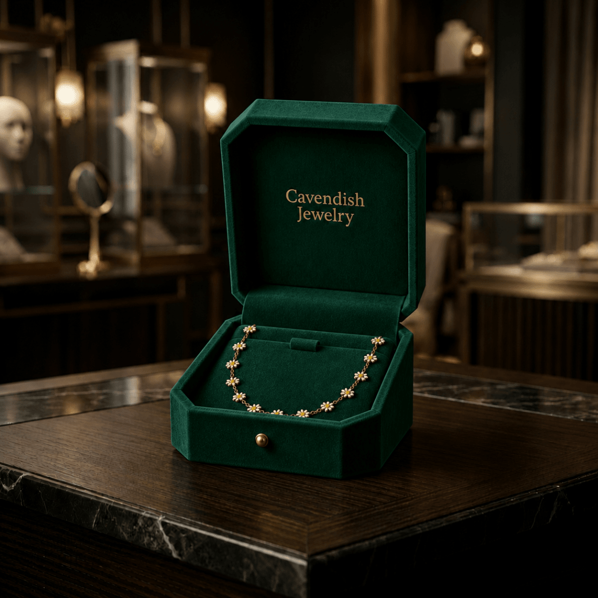 Daisy Bloom Necklace - Cavendish Jewelry