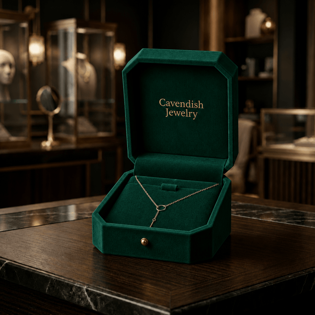 Eclipse Drop Necklace - Cavendish Jewelry