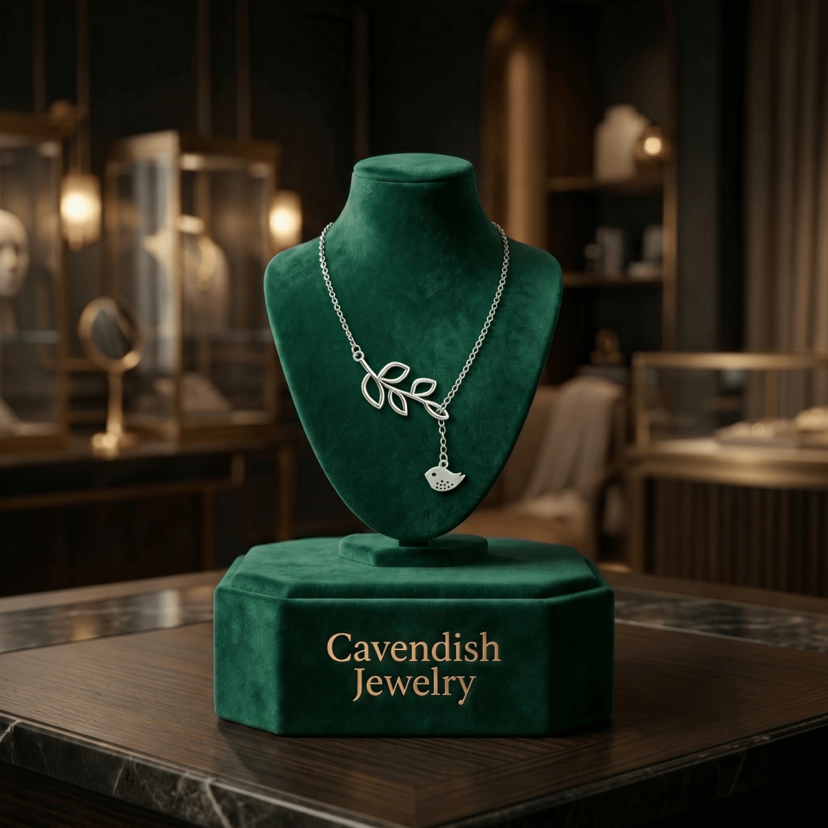 Eclipse Drop Necklace - Cavendish Jewelry