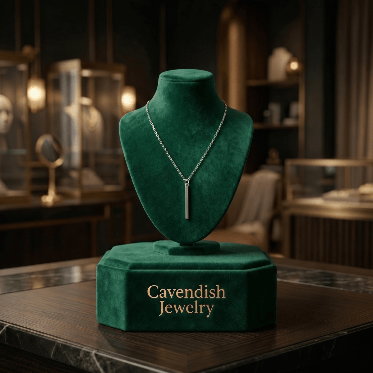 Eclipse Drop Necklace - Cavendish Jewelry