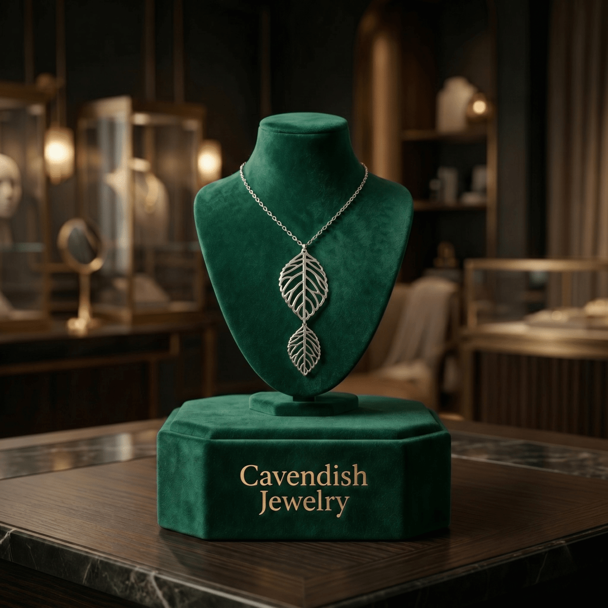 Eclipse Drop Necklace - Cavendish Jewelry