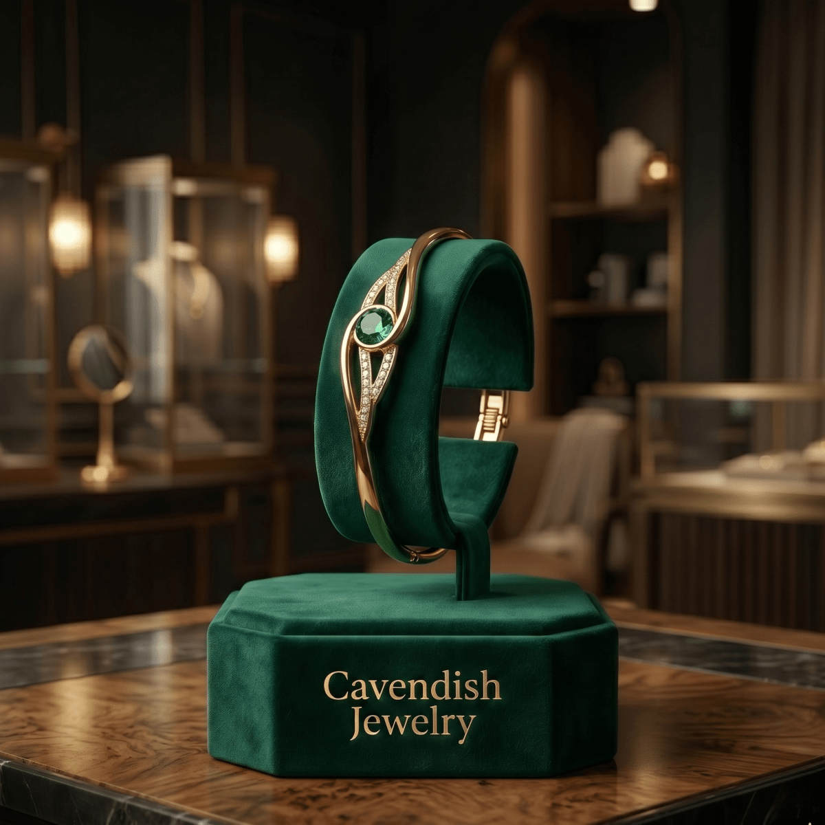 Emerald Whisper Bracelet - Cavendish Jewelry