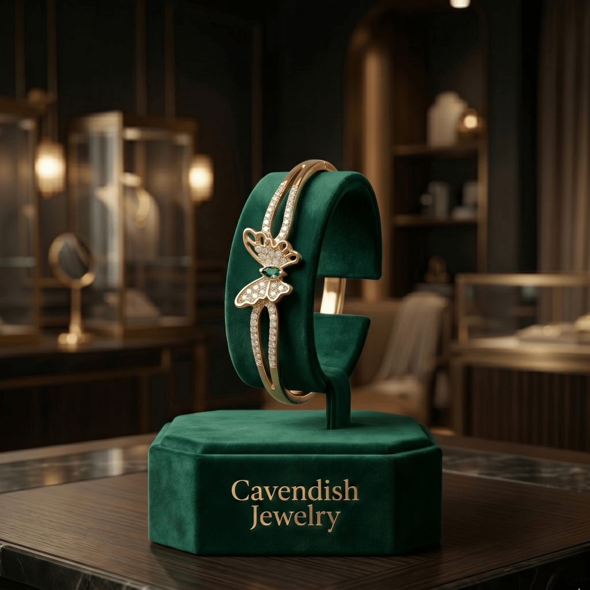 Emerald Whisper Bracelet - Cavendish Jewelry