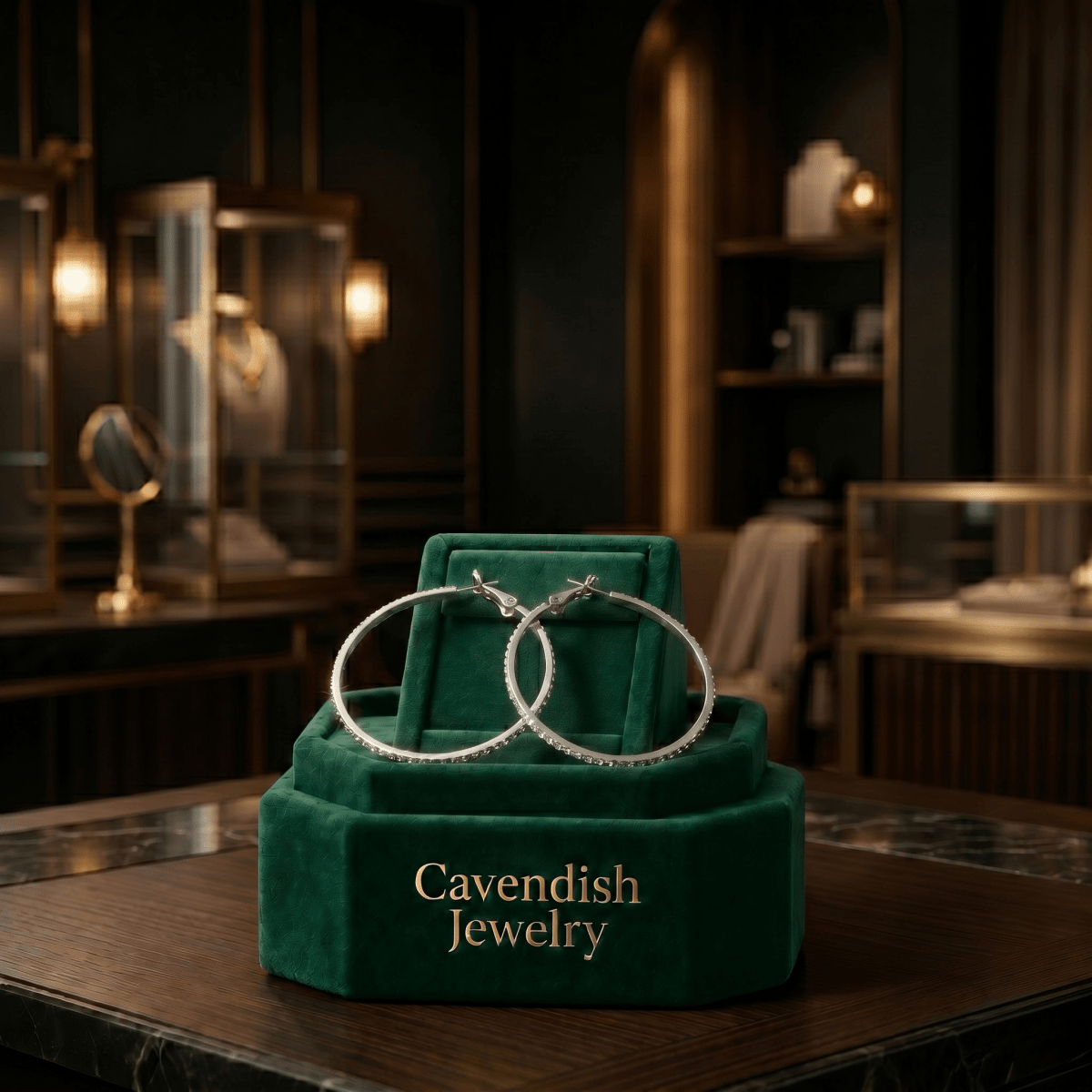 Golden Halo Luxe earrings - Cavendish Jewelry