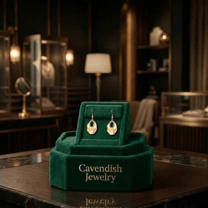 Golden Mirage Drops earrings - Cavendish Jewelry