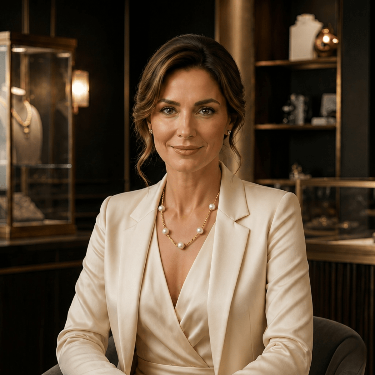 Golden Pearl Neckless - Cavendish Jewelry
