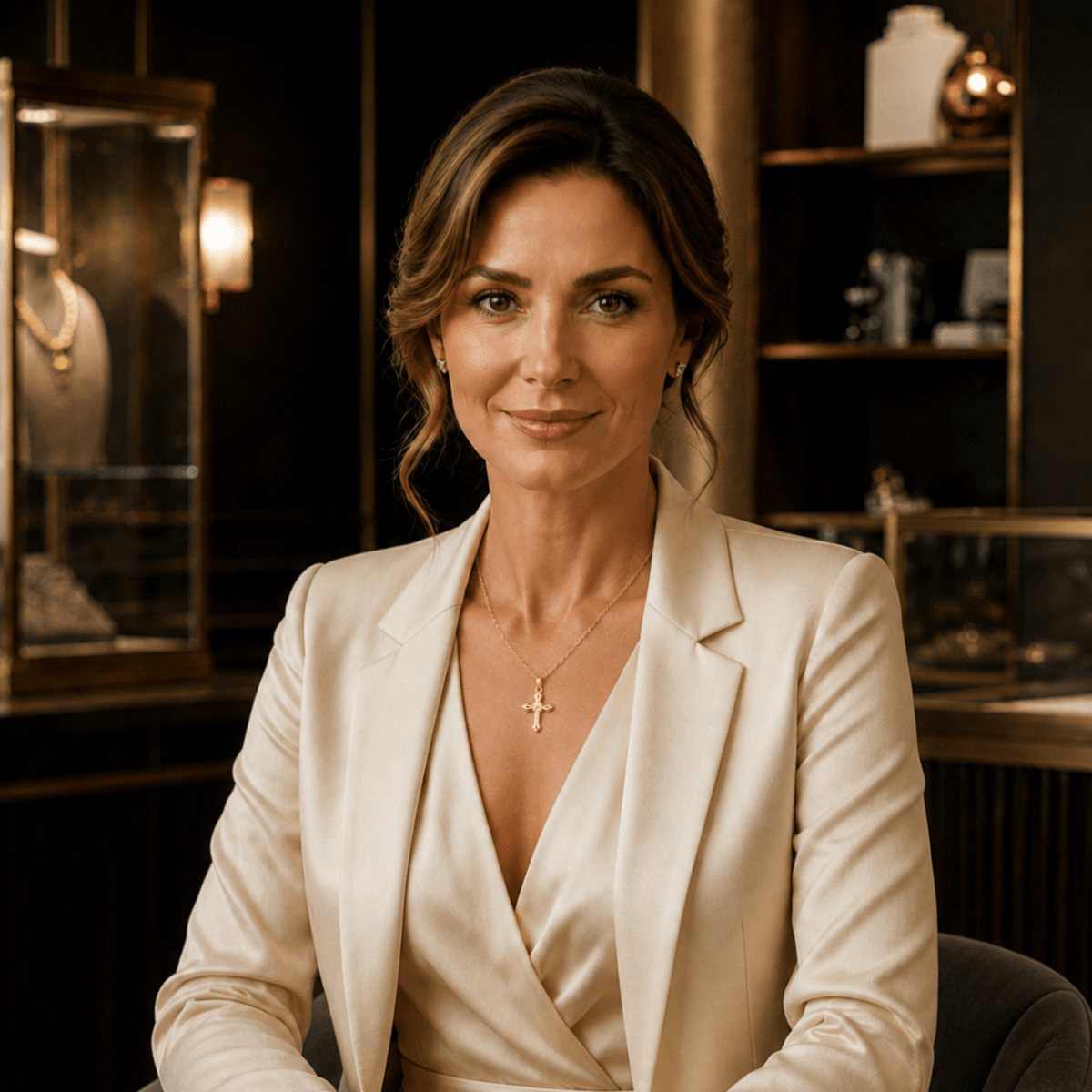 GraceLux Cross Necklace - Cavendish Jewelry