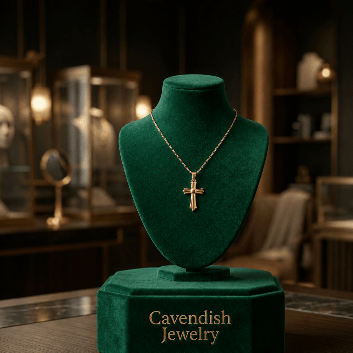 GraceLux Cross Necklace - Cavendish Jewelry