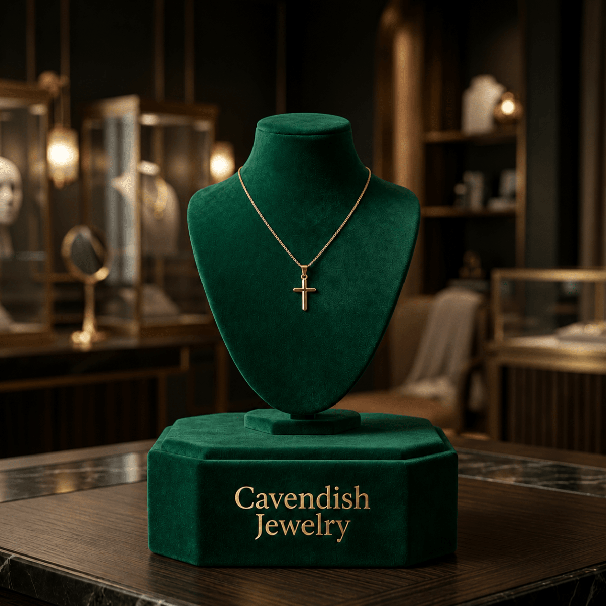 GraceLux Cross Necklace - Cavendish Jewelry
