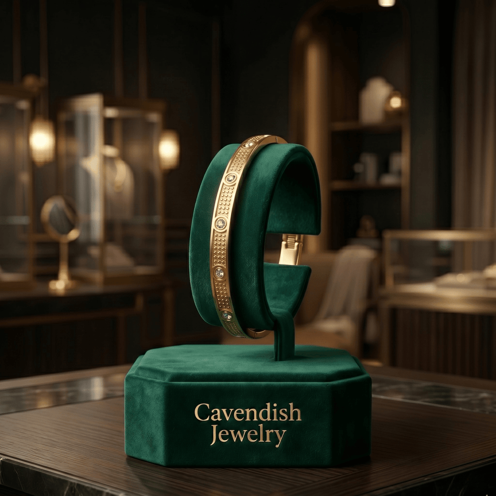 Lumière Gold Cuff Bracelet - Cavendish Jewelry