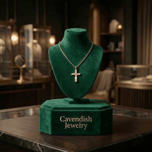Luminara Cross Neckless, Earrings - Cavendish Jewelry