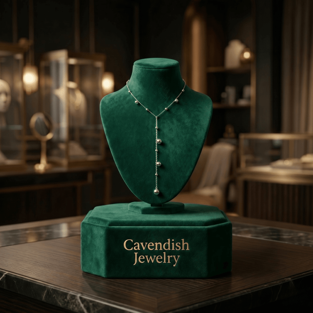Lunéra Drop Necklace - Cavendish Jewelry