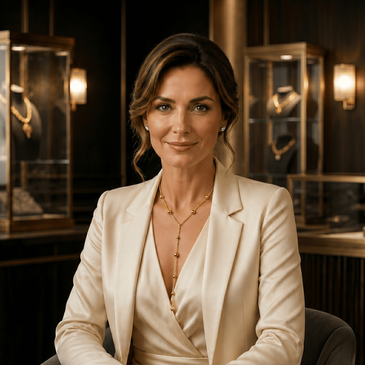 Lunéra Drop Necklace - Cavendish Jewelry