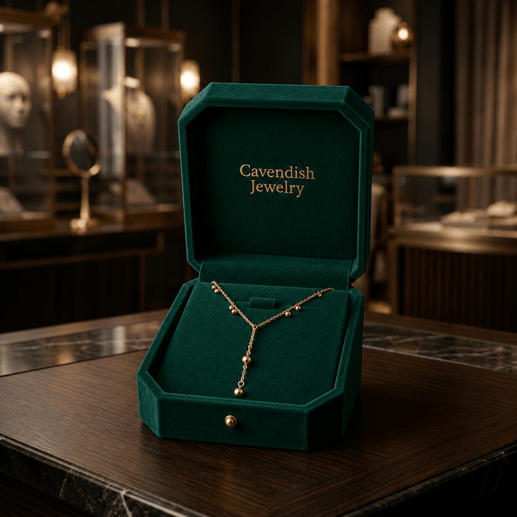 Lunéra Drop Necklace - Cavendish Jewelry