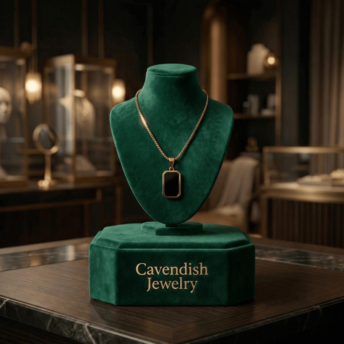 Obsidian Link Neckless - Cavendish Jewelry
