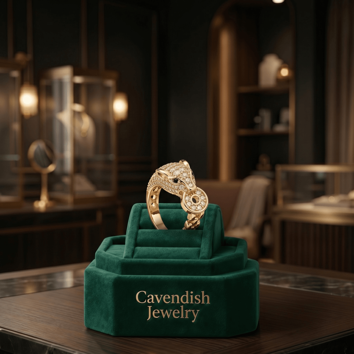 Panthera Cuff Bracelet - Cavendish Jewelry