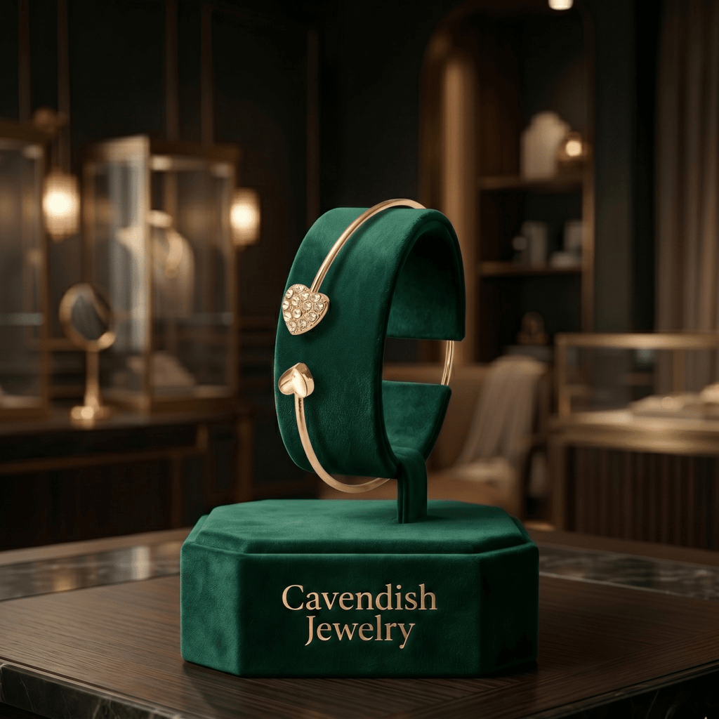 RoseGlow Cuff Bracelet - Cavendish Jewelry