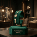 RoseGlow Cuff Bracelet - Cavendish Jewelry