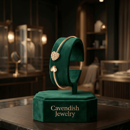 RoseGlow Cuff Bracelet - Cavendish Jewelry