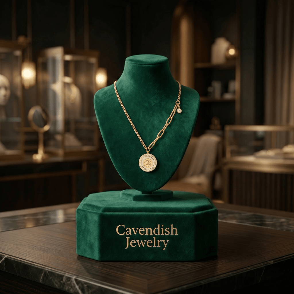 Royal Medallion Chain Neckless - Cavendish Jewelry