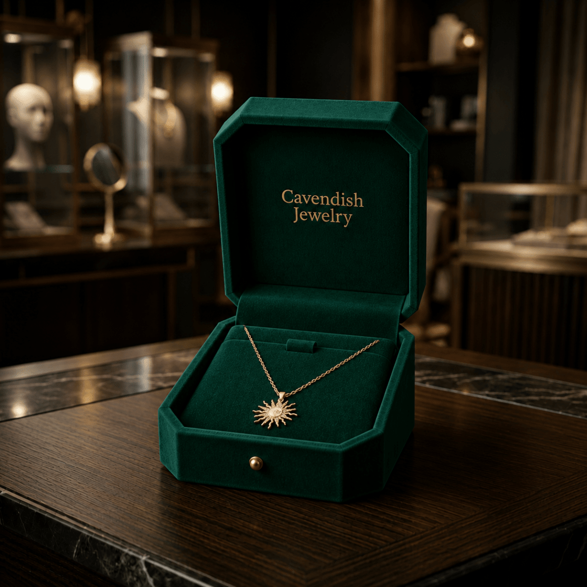 Solaris Charm Neckless - Cavendish Jewelry
