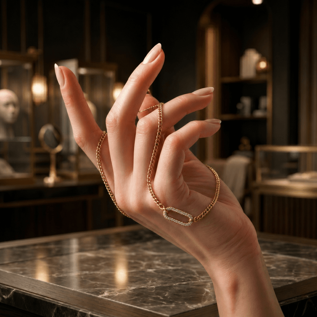 Velora Link Neckless - Cavendish Jewelry