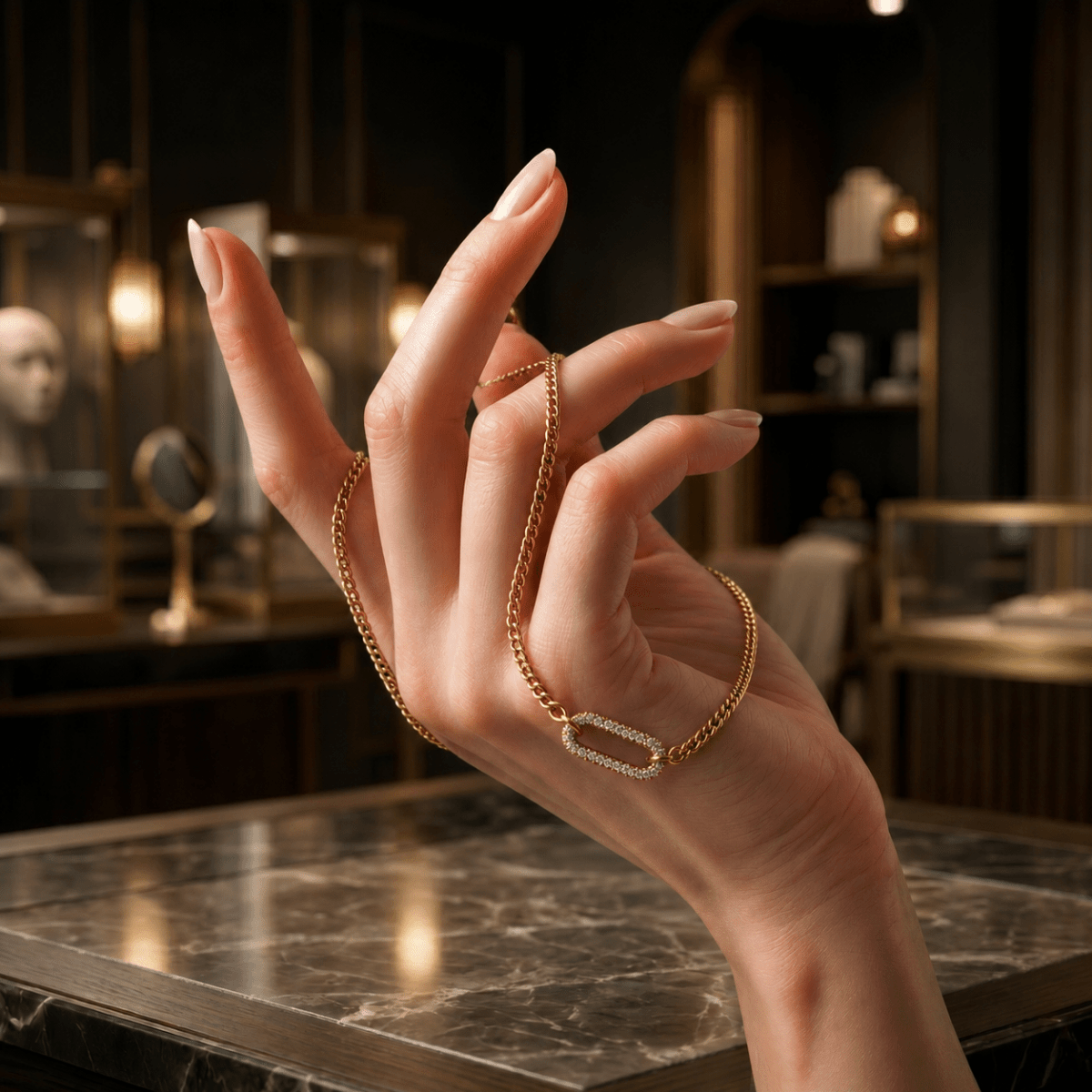 Velora Link Neckless - Cavendish Jewelry